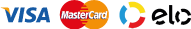Visa, MasterCard e Elo